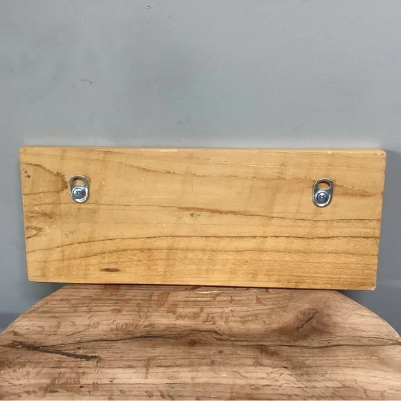 🔵 Vintage Hand Painted “Beach Baby” Solid Wood Crafted Sign - Unique - Picture 3 of 11